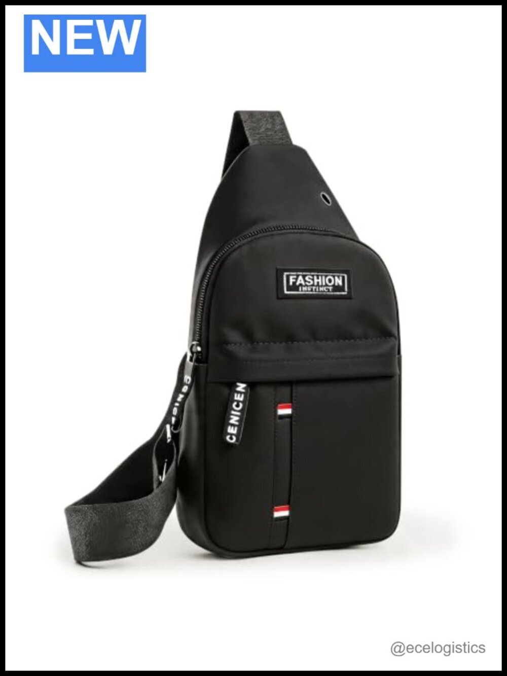 Compact Nylon Sling Bag Cross Body Chest Bag for Travel Hiking